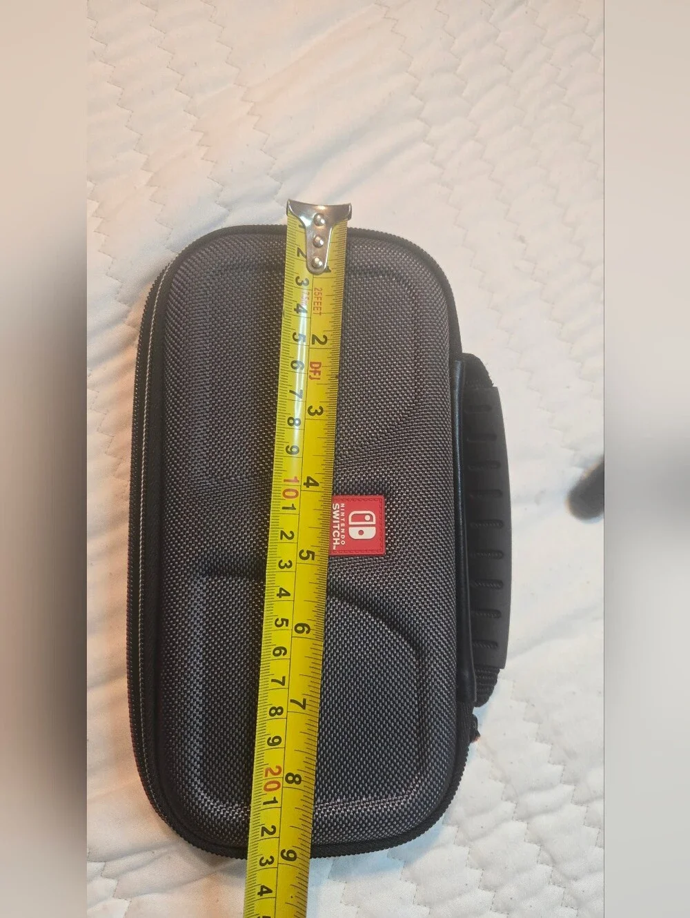 Nintendo Black Textured Carrying Case with Red Logo